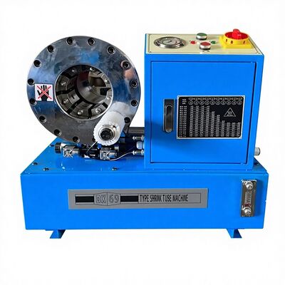 CE RoHS Certified Hydraulic Hose Crimping Machine with 640T Crimping Force 14-87mm Range and 10 Die Sets for Rubber Hose Assembly